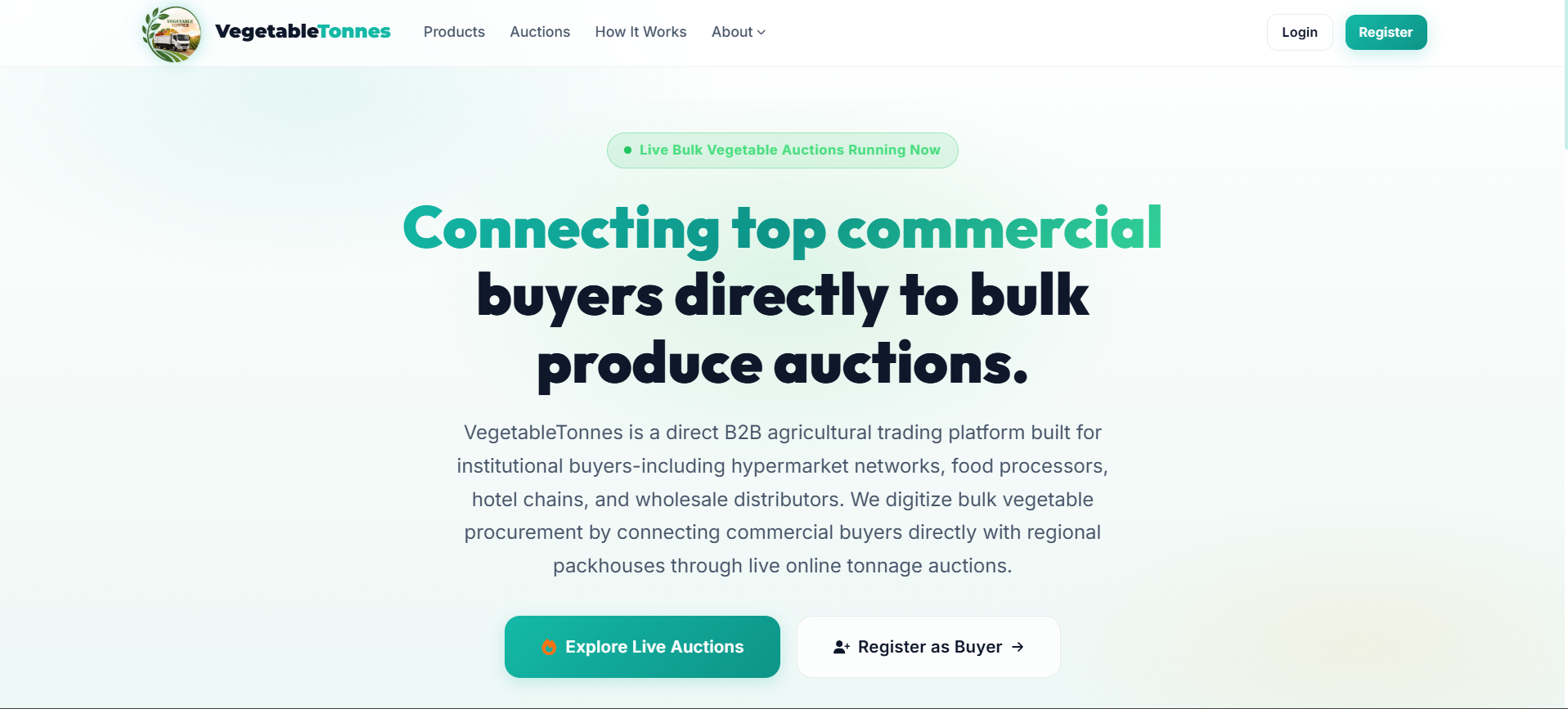 VegetableTonnes preview